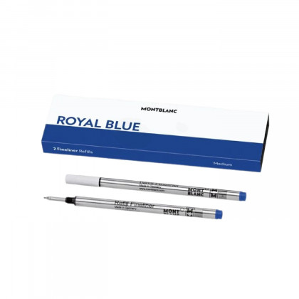 Стержень для ручки файнлайнер Montblanc M 2шт (Royal Blue)